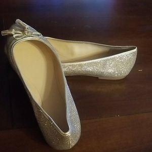 Coach Size 11 flats, worn once